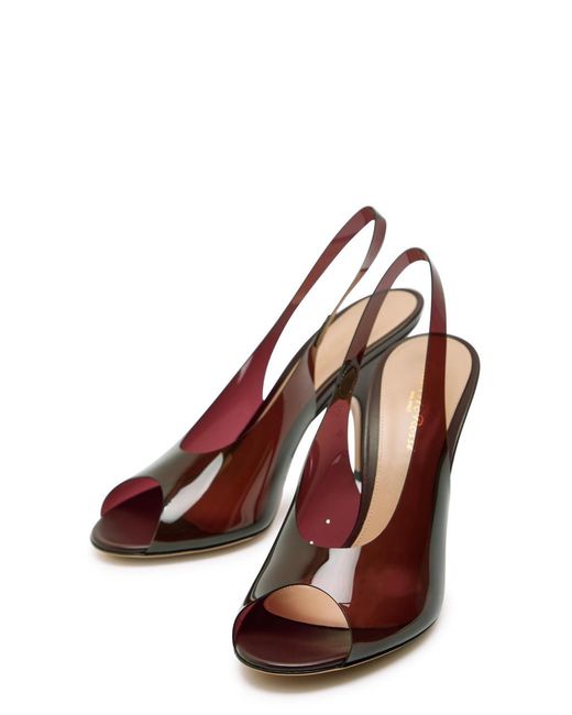 Gianvito Rossi Brown Open-Toe High Heels