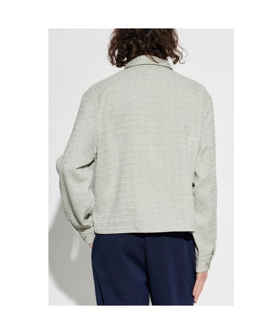 Lacoste Gray Zip-Up Jacket for men