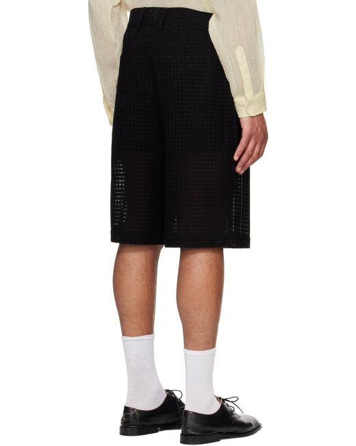 Séfr Black Marlo Shorts for men