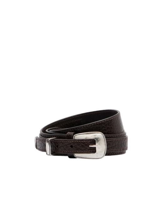 Lemaire White Leather Belt