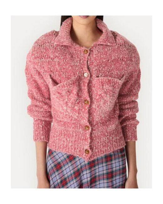 Vivienne Westwood Arianna Cardigan in Pink | Lyst UK