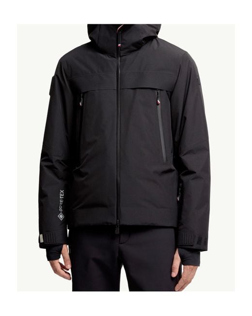 Moncler Black Balmhorn Hooded Gore-Tex Down Ski Jacket for men