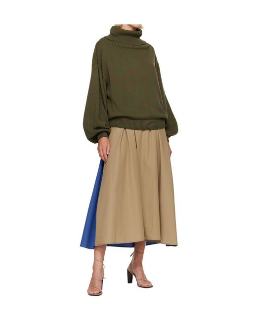 Baserange Green Turtleneck Sweater