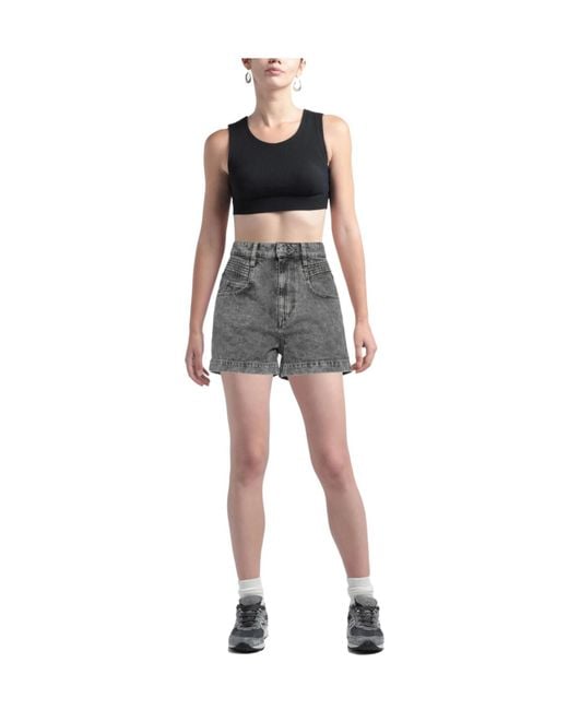 Isabel Marant Gray Denim Shorts