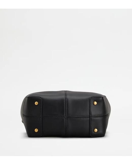 Tod's Black Di Bag Folio Shoulder Bag