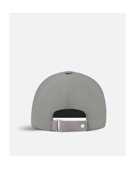 Dior Gray Homme Logo Embroidered Couture Cap for men