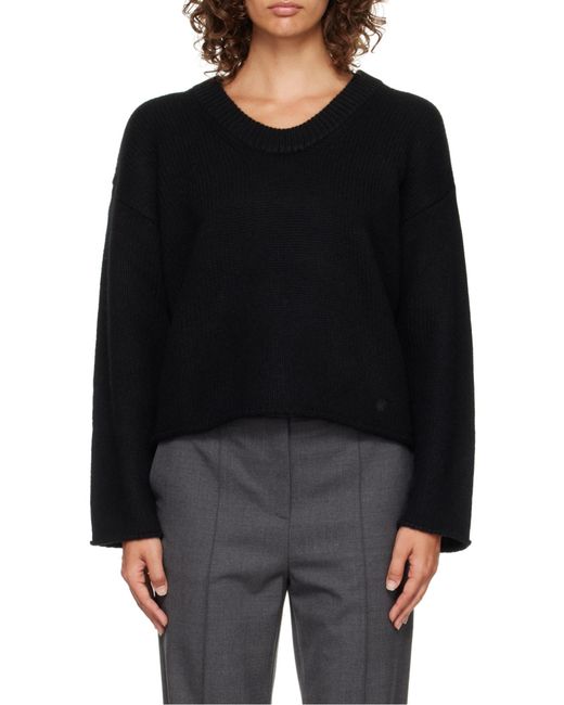 Loulou de Saison Black Derry U-Neck Sweater