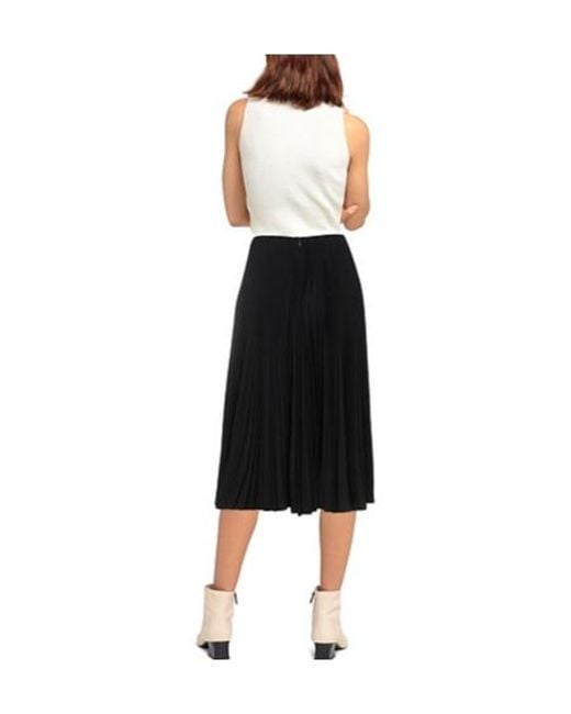 Balenciaga Black Simple Pleated Skirt