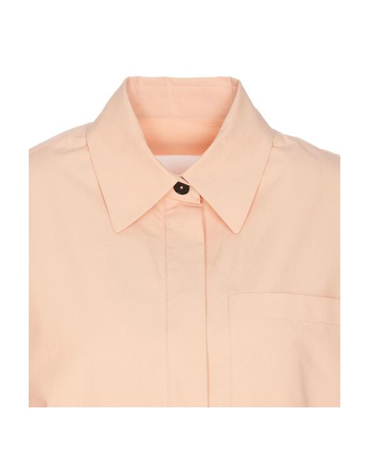 Jil Sander Natural Patch Pocket Poplin Shirt
