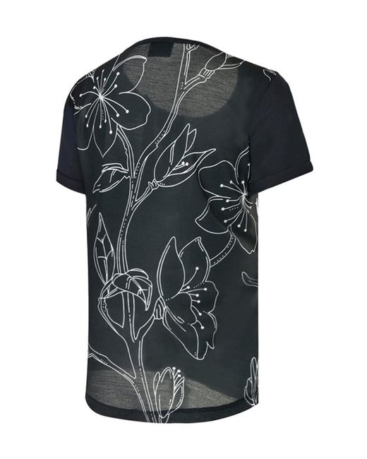 EA7 Black Printed Short-Sleeved T-Shirt
