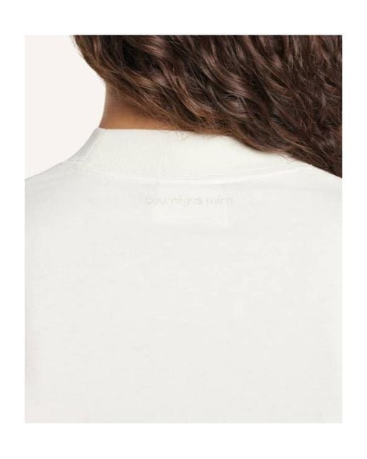 Courreges White Courrèges Oversized T-Shirt for men