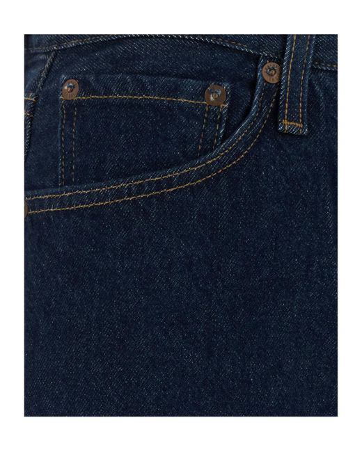 Agolde Blue Keira Wide-Leg Jeans
