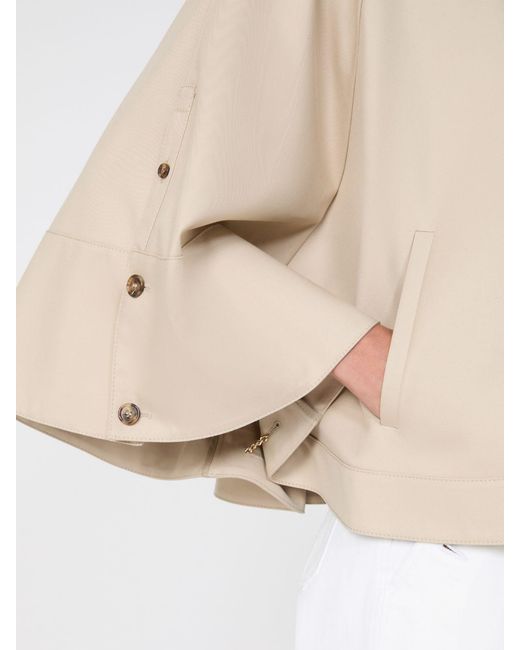 Max Mara Natural Flared Shawl