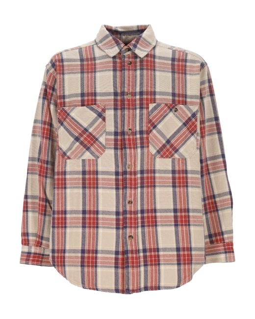 Haikure Red Checked Pocket Shirt