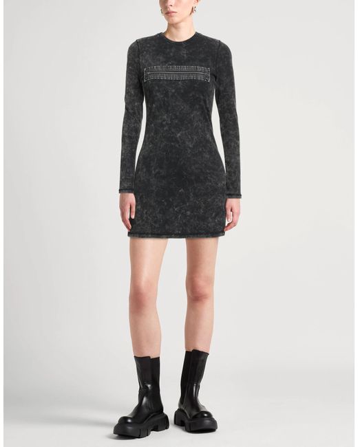 DIESEL Black Fitted Dress