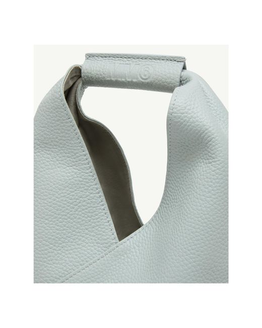 MM6 by Maison Margiela Blue Circular Top Handle Bag