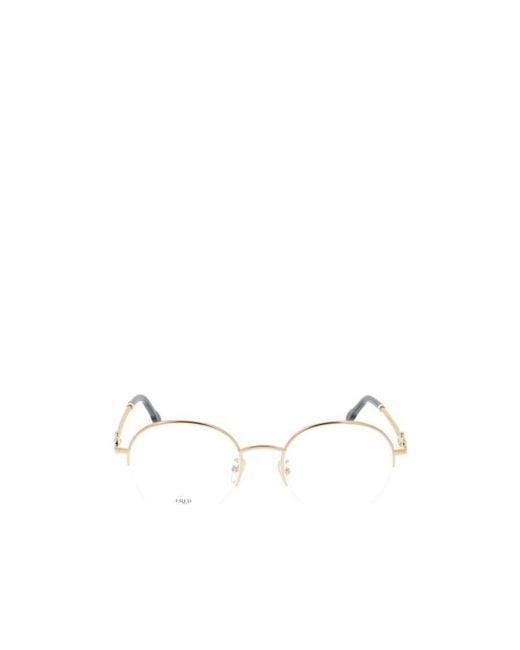 Fred Natural Round Frame Glasses for men