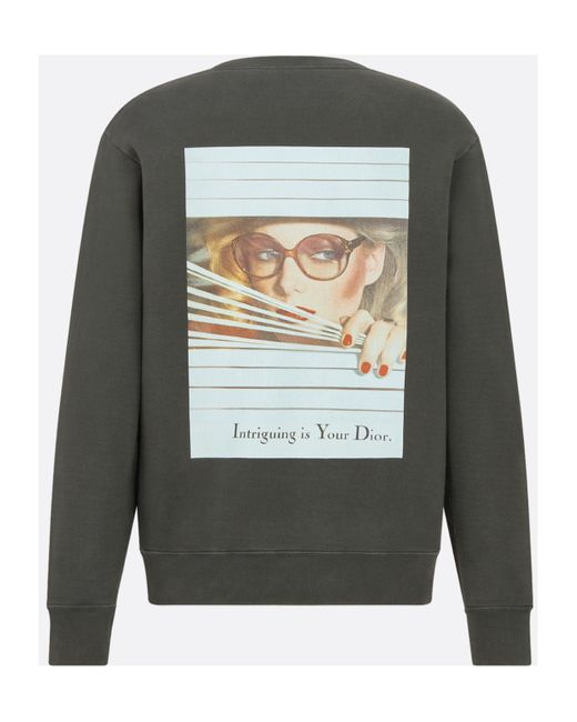 Dior Gray Heritage Sweatshirt for men