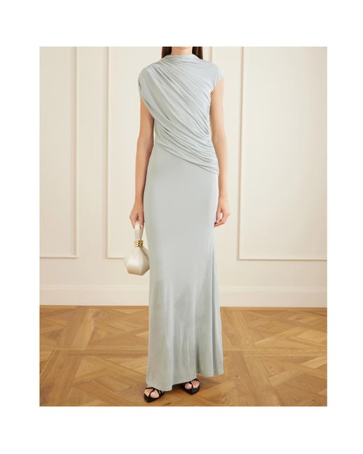 TOVE White Pleated Dress