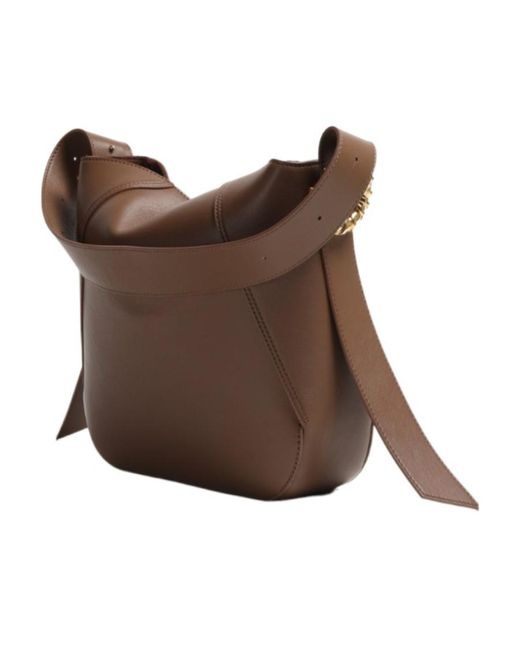 Lanvin Brown Single Shoulder Bag Without Buckle