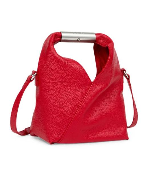 MM6 by Maison Margiela Red Japanese Small Shoulder Bag