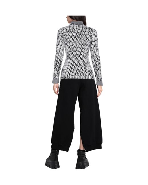 Burberry Blue Wool Knitted Sweater