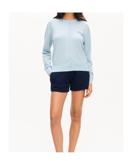 KENZO Blue Signature' Embroidered Cardigan