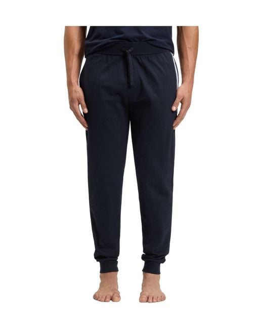Boss Blue Simple And Casual Pants for men