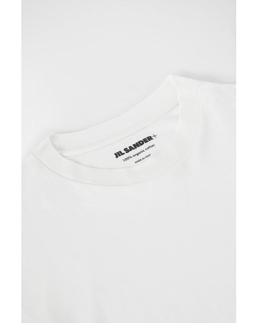 Jil Sander Blue Logo Patch Crewneck Pack Of Three T-Shirt for men