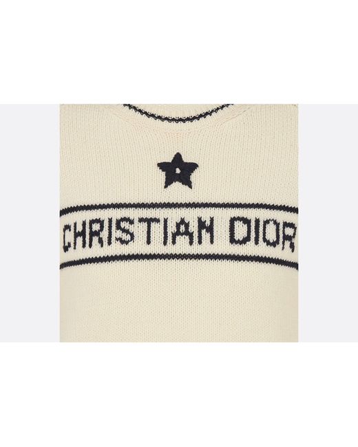 Dior Natural Short-Sleeved Sweater