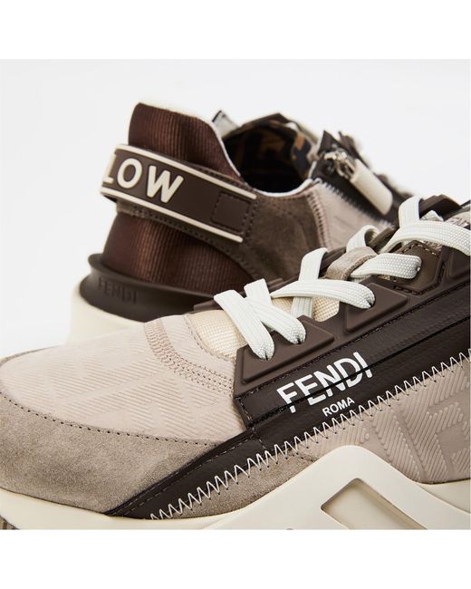 Fendi Multicolor Flow Sneaker Sn53 for men