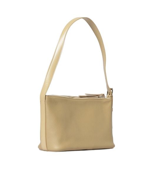 A.P.C. Natural Vera Logo Embossed Shoulder Bag
