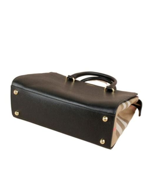 Burberry Black Banwell Small Tote Bag