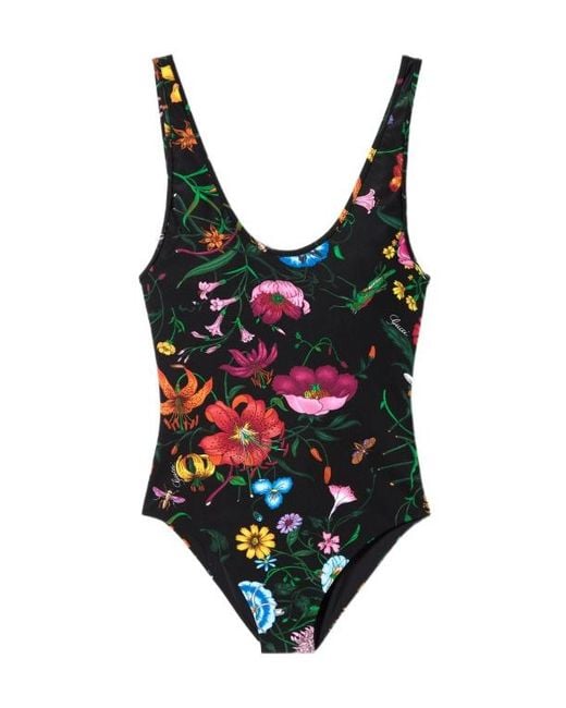 Gucci Multicolor Flora One-Piece Swimsuit