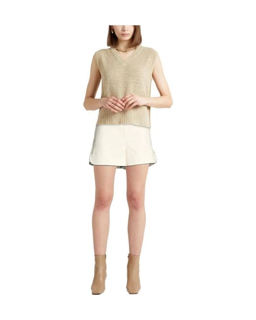 Max Mara Natural Solid Shorts