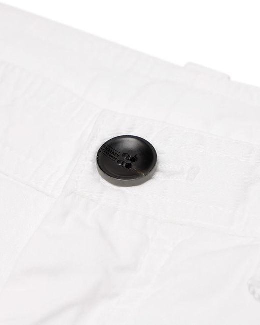Armani Collezioni White Logo Shorts for men