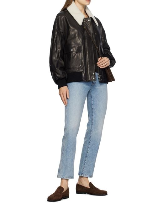 Khaite Black The Shellar Long Sleeved Jacket