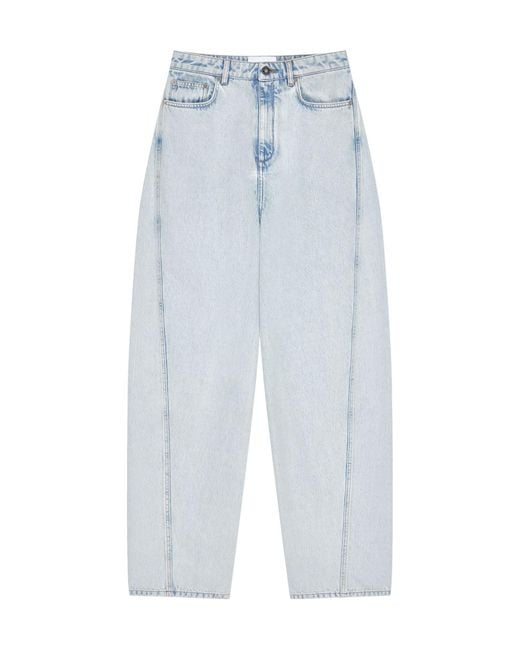 Givenchy Blue Denim Pants With Belt Loops