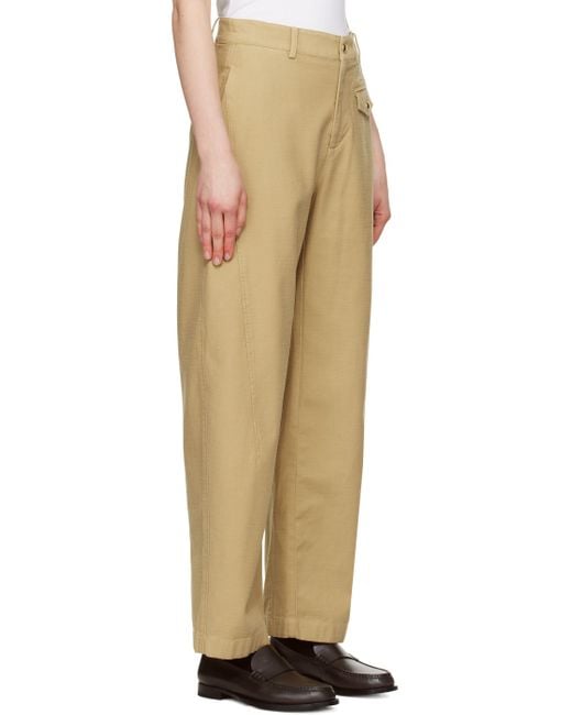 Rag & Bone Natural Belt Loops Slacks