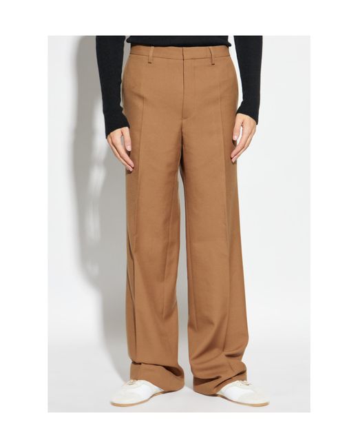 Dries Van Noten Brown Belt Loop Casual Pants for men