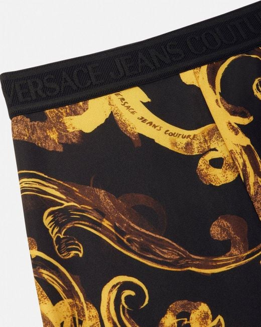 Versace Jeans Multicolor Couture Barocco Printed Leggings