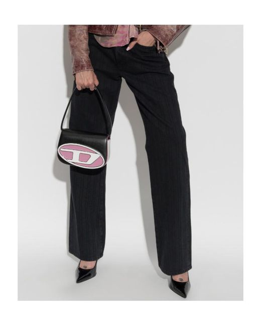 DIESEL Black 1971 D-Sent Straight-Leg Jeans