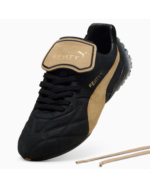 Fenty Black Avanti Logo-Print Sneakers