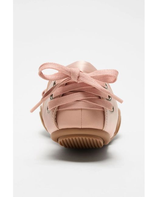 Acne Pink Round-Toe Ballet Flats