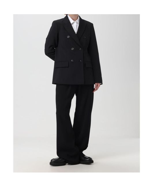 Seventy Black Double Breasted Tailored Blazer