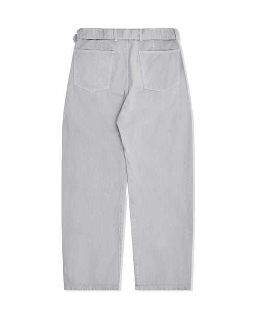 Lemaire Gray Twisted Belted Jeans