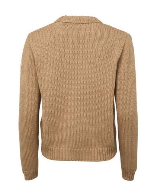 Moncler Natural Round Neck Sweater