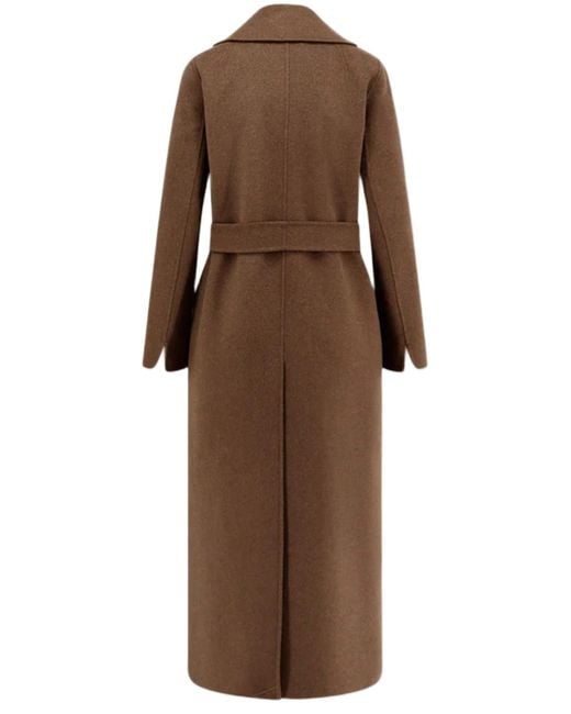 Max Mara Brown Belted Coat