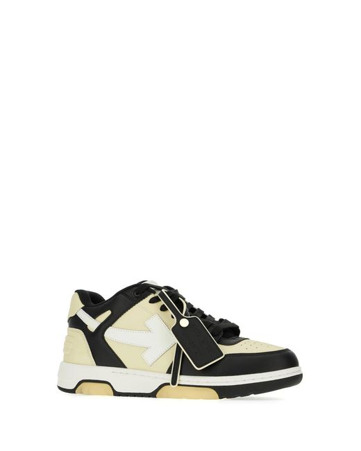 Off-White c/o Virgil Abloh Black Out Of Office Glow-In-The-Dark Sneakers for men