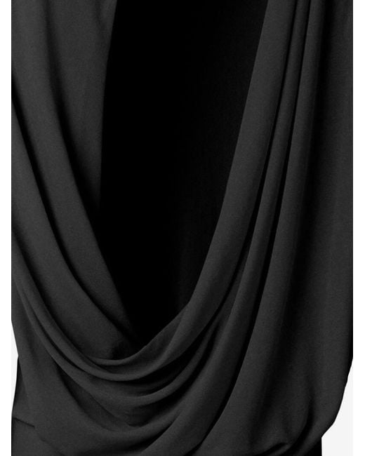 Jacquemus Black Draped Cut-Out Back T-Shirt